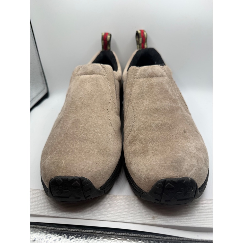 Merrell Womens Jungle Moc Taupe Suede Slip On Shoes J60802 Size 8